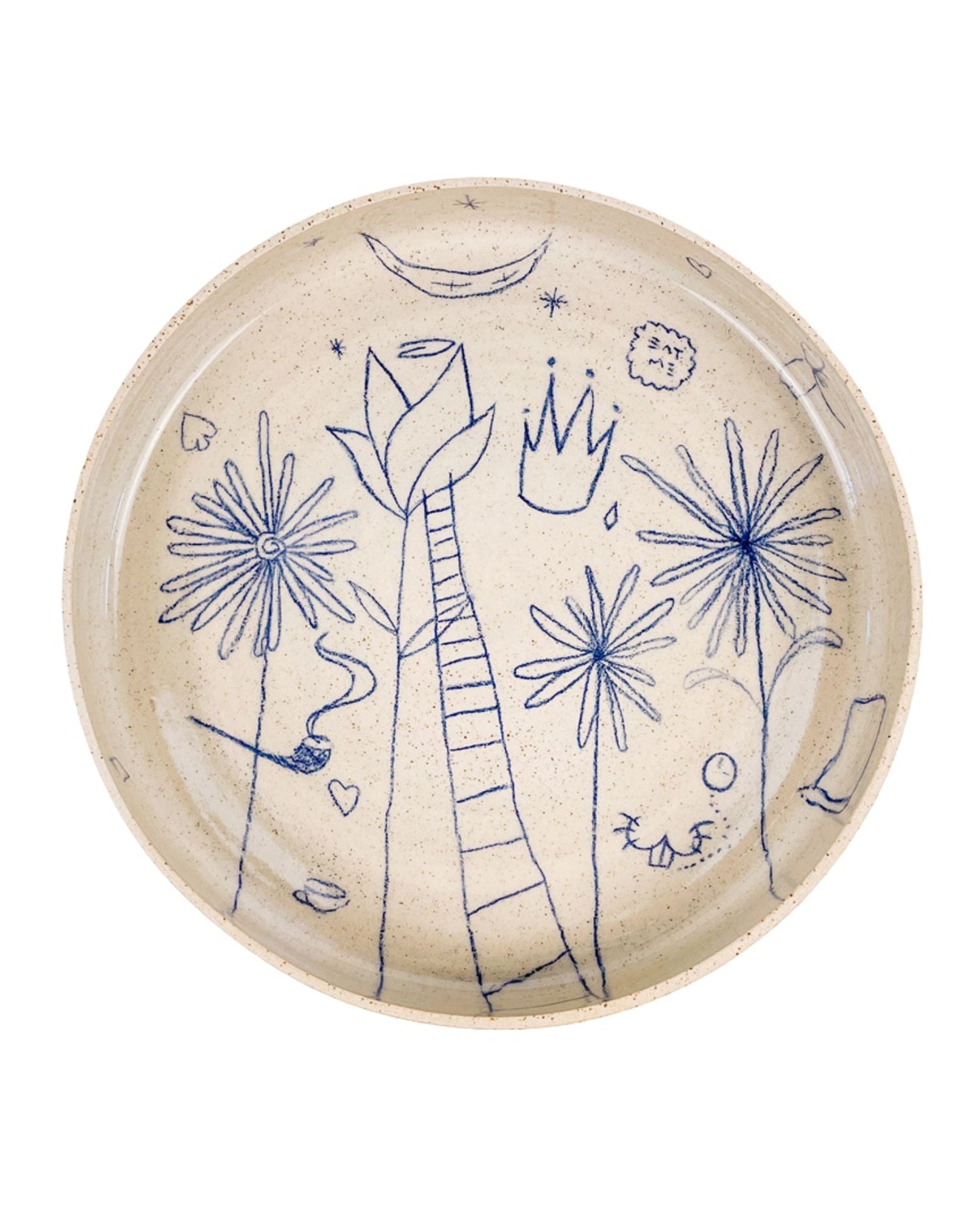 Turchino Plate: Alice in Wonderland