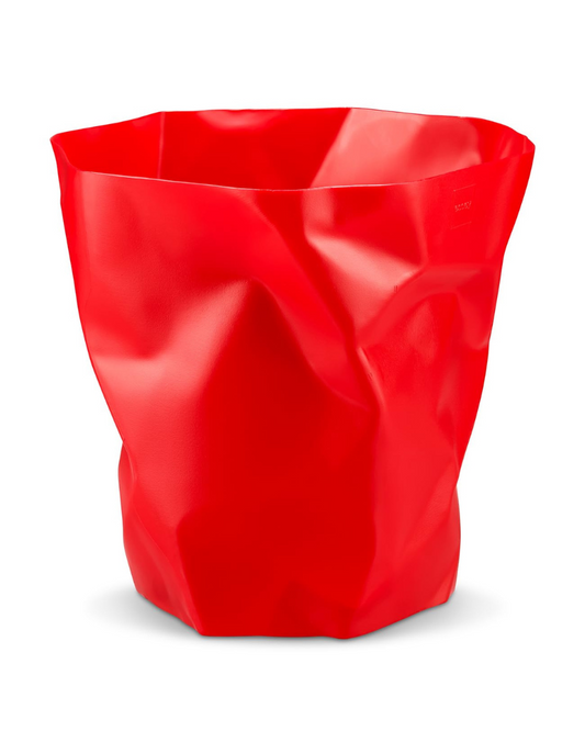 Waste Paper Basket: Bin Bin - Red