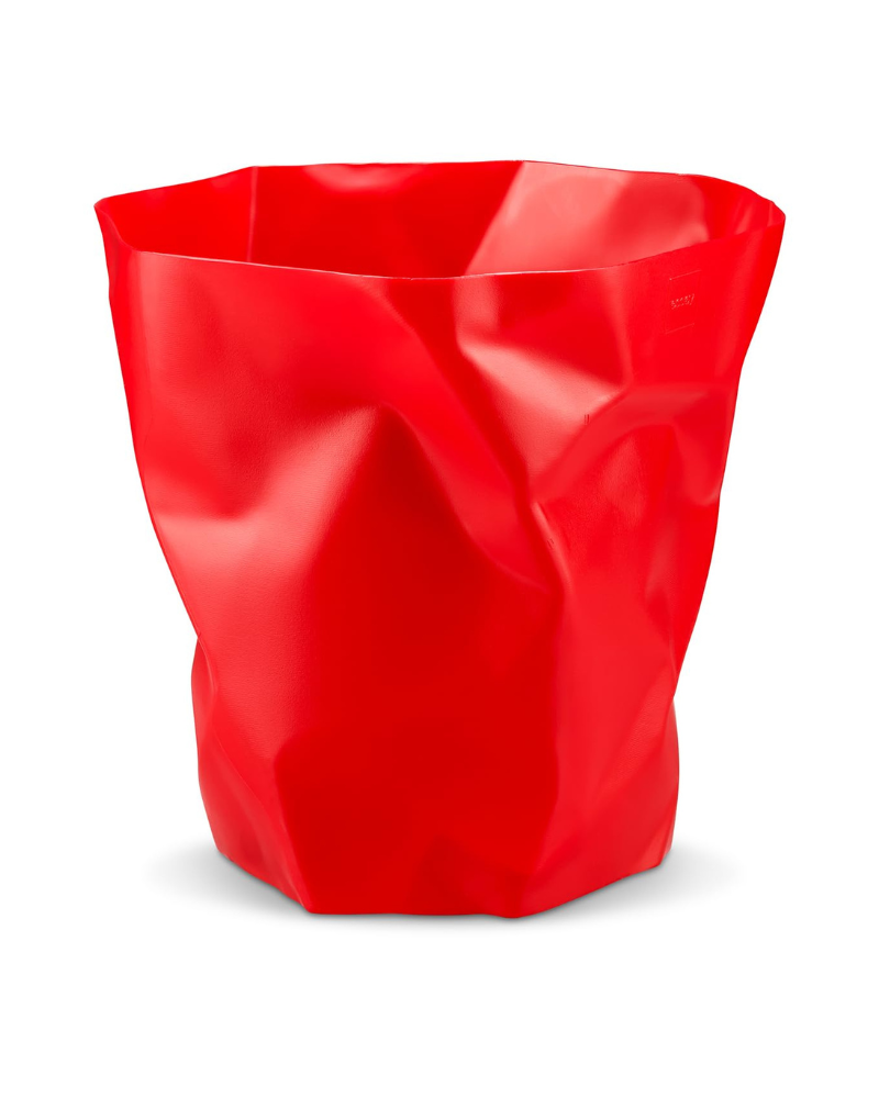 Waste Paper Basket: Mini Bin Bin - Red