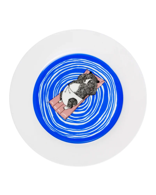 Bear Swims Dinner Plate