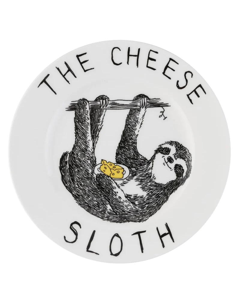 The Cheese Sloth Side Plate