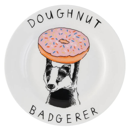 The Donut Badgerer Side Plate