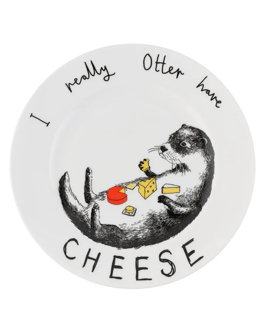 Otter Have Cheese Side Plate