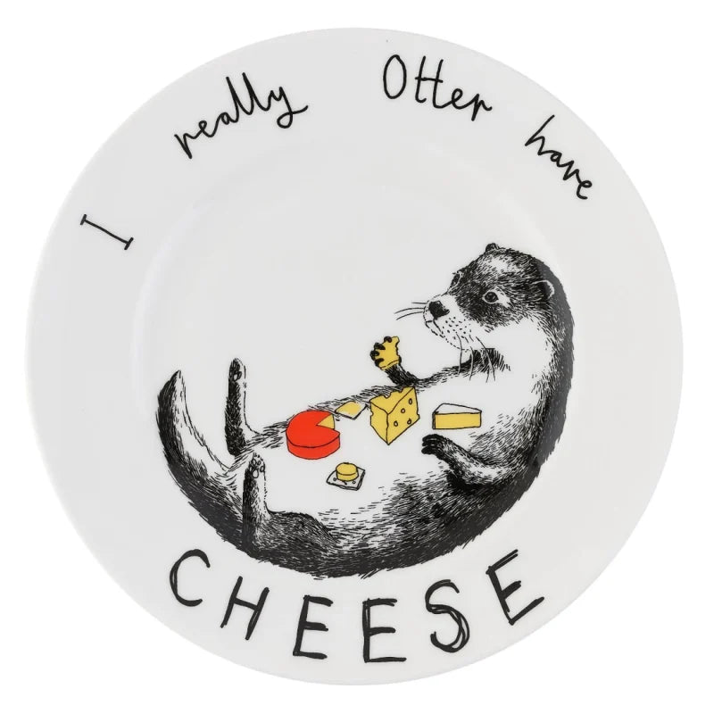 Otter Have Cheese Side Plate