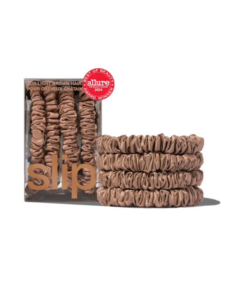 Skinny Scrunchies - Light Brown