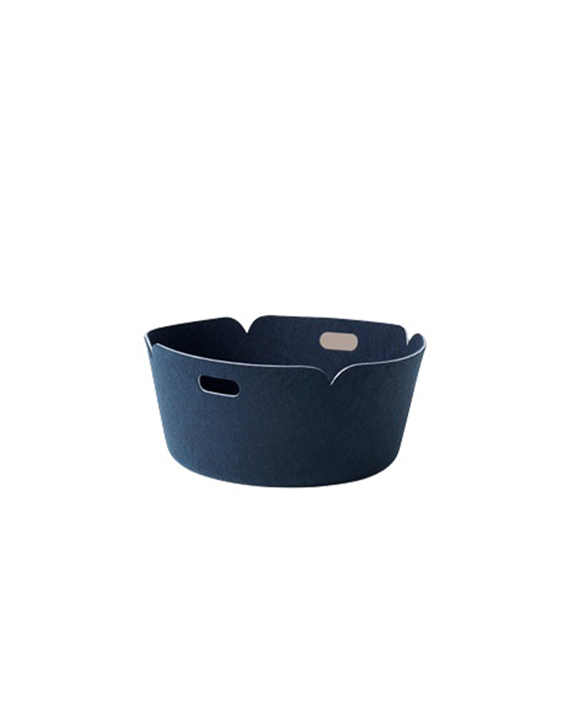 Restore Round Basket - Midnight Blue