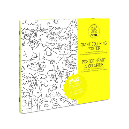 Giant Coloring Poster Dinosaurs