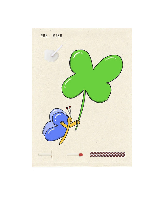 Lucky Butterfly Wish Card