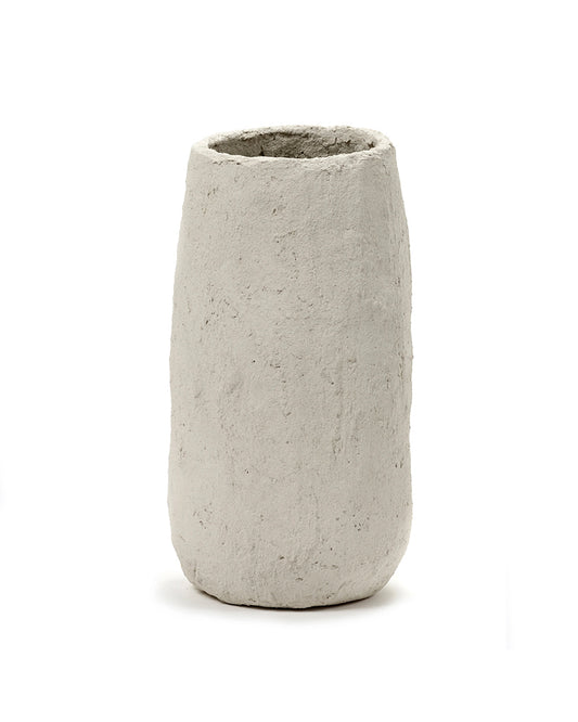 Vase Marie Paper Mache - Beige