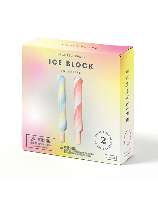 Inflatable Buddy Ice Block Set of 2