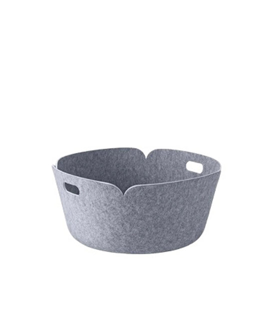 Restore Round Basket - Grey Melange