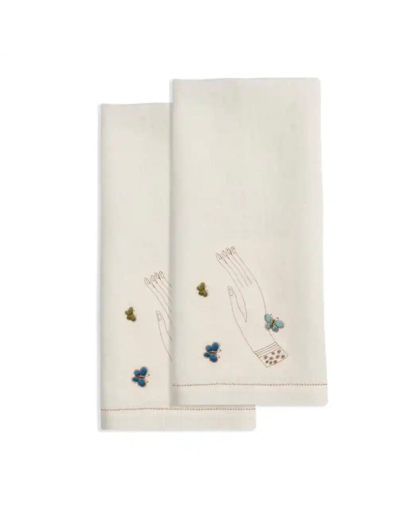 Dally Guest Towel (Set Of 2) - Blue