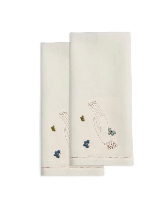 Dally Guest Towel (Set Of 2) - Blue