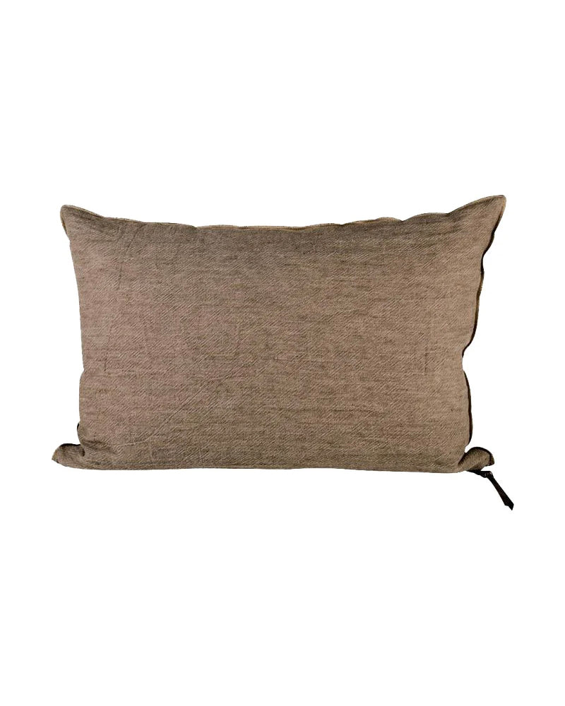 Cushion Vice Versa: Taupe / Givre 40x60