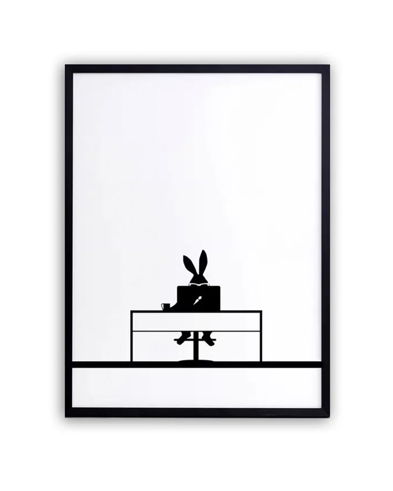 Print: Working Rabbit