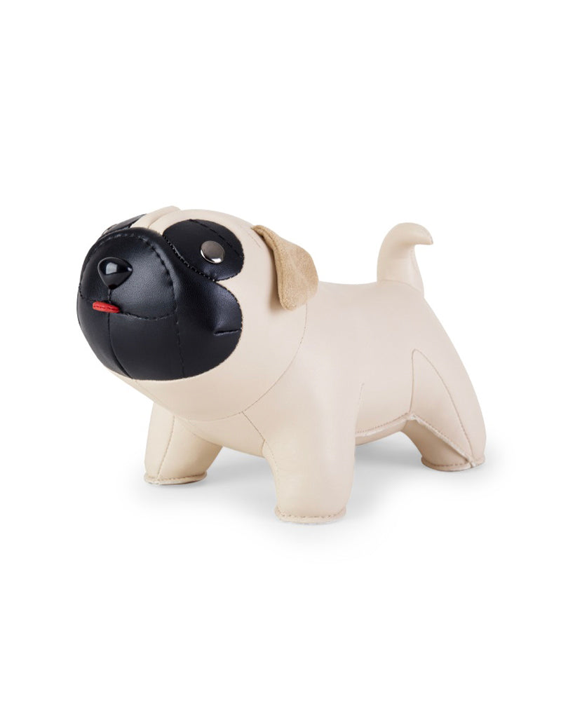 Zuny Bookend: Pug Wheat