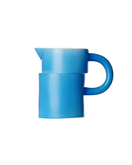 Chiaroscuro Jug: Short Blue