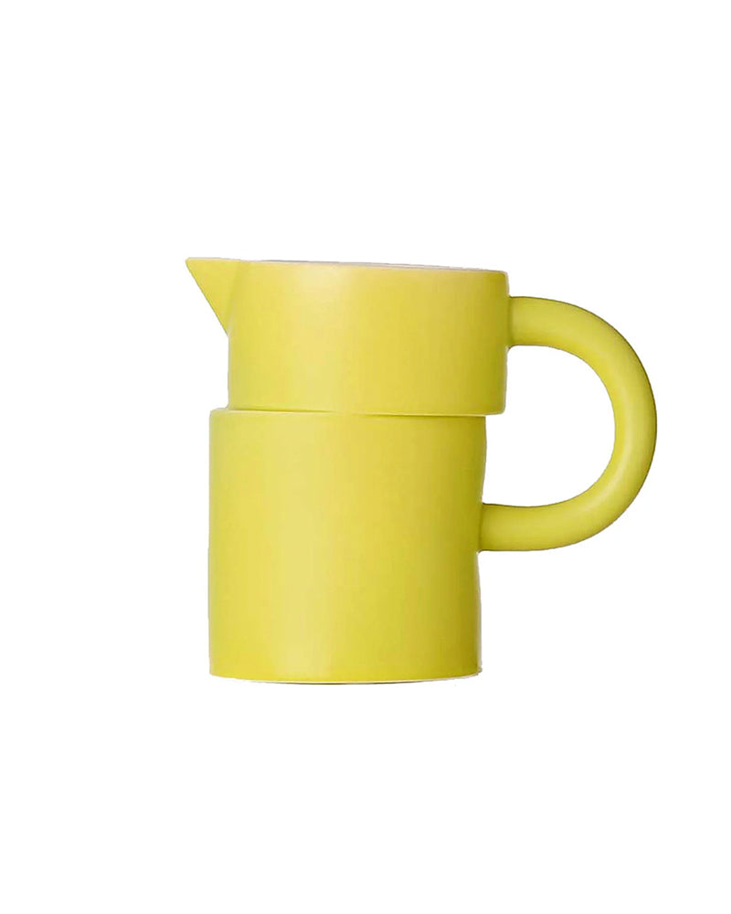 Chiaroscuro Jug: Short Yellow