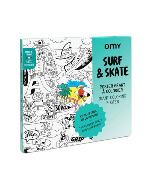 Giant Coloring Poster Surf & Skate