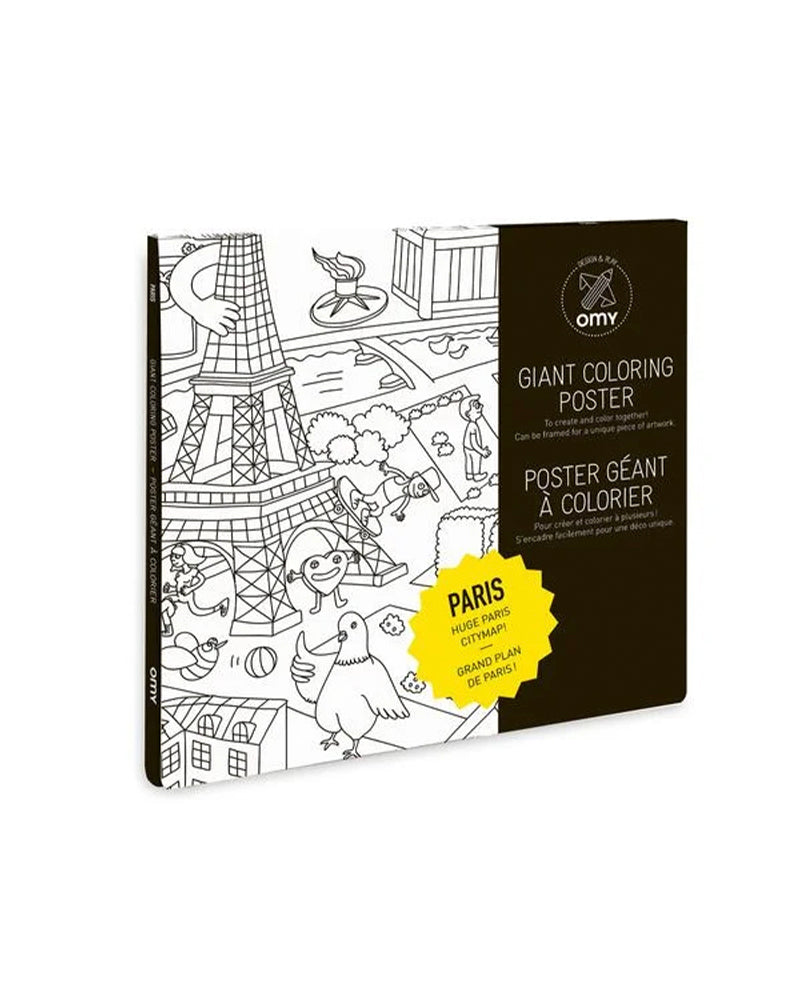 Giant Coloring Poster Paris