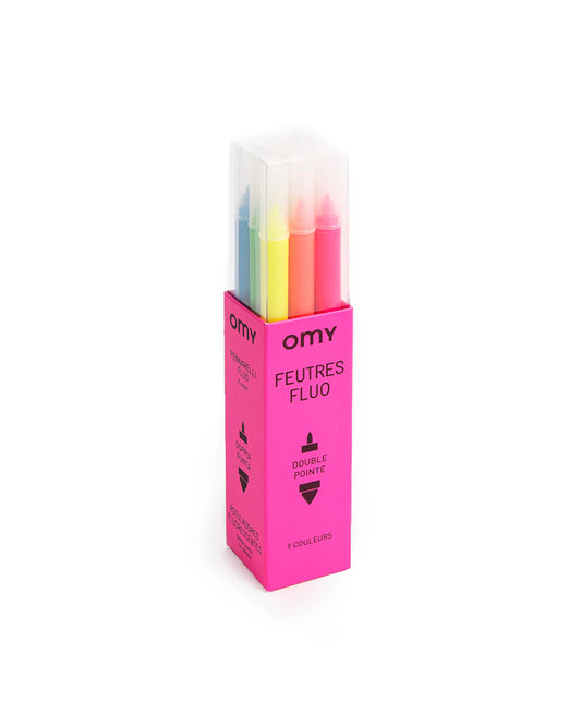 Felt Pen Neon: Box of 9